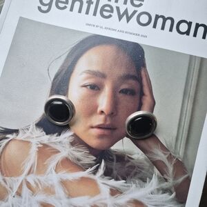 Vintage Sterling Silver Onyx Minimal Earrings